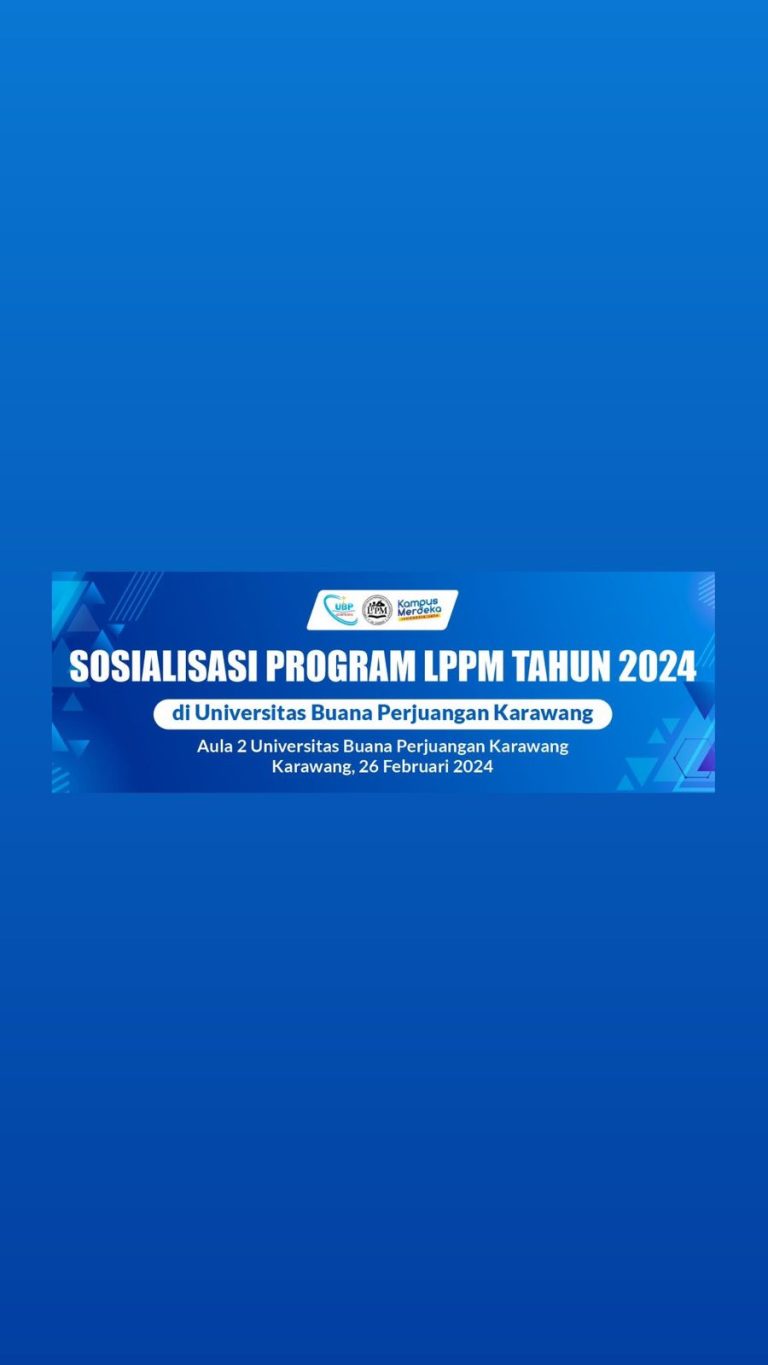 SOSIALISASI PROGRAM LPPM 2024